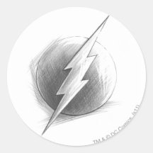 Flash Insignia Round Stickers