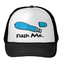 flash me flash drive design hats