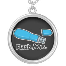 flash me flash drive design personalised necklace