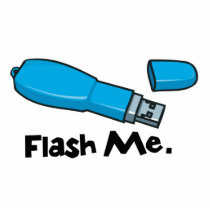 flash me flash drive design photo cutout