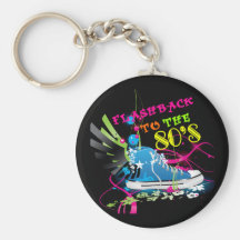 Flashback To The 80's Neon Sneaker Keychain