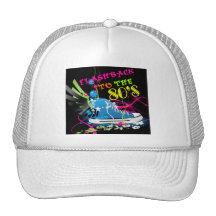Flashback To The 80's Neon Sneaker Mesh Hat