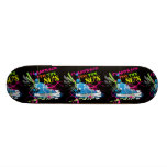 Flashback To The 80's Neon Sneaker Custom Skateboard