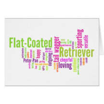 Flat Coated Retriever Greeting Cards