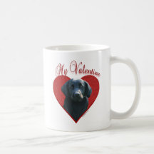 Flat-Coated Retriever My Valentine Mugs