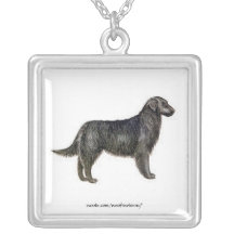 Flat-Coated Retriever Pendant