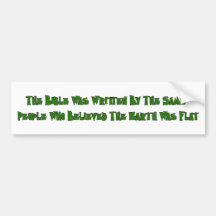 Flat Earth Historians Bumper Sticker
