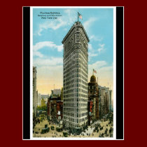 Flat Iron Building. Broadway and Fifth Ave. NYC postcards