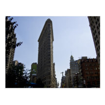 flat iron building postcard