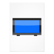 Flat Screen TV Personalized Invite