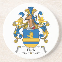 Fleck Family Crest Coasters