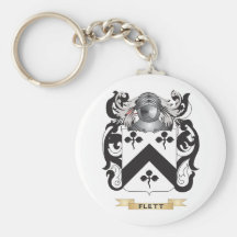 Flett Coat of Arms Keychains