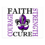 Fleur De Lis 3 Epilepsy Post Card