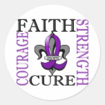 Fleur De Lis 3 Epilepsy Sticker