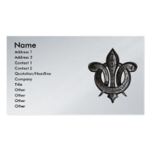 Fleur De Lis Business Card