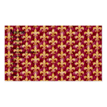 Fleur de Lis Business Card