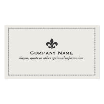 Fleur De Lis Business Card