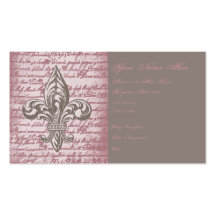 Fleur de Lis Business Card Templates