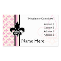 Fleur de Lis Business Cards