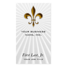 Fleur De Lis Business Cards
