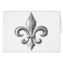 Fleur de Lis Cards