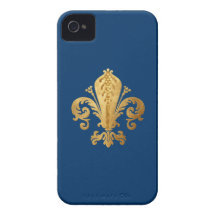 Fleur_de_lis iPhone 4 Cover
