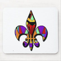 Fleur-de-lis,designs Mousepads