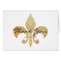 Fleur de Lis Greeting Card
