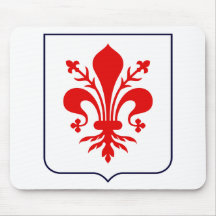 Fleur de lis, Italy Mousepad