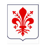 Fleur de lis, Italy Post Card