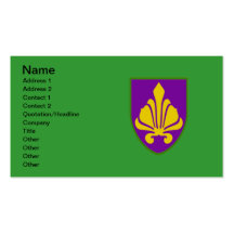 Fleur De Lis Mardi Gras Colours Business Card Templates