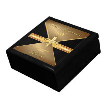 Fleur-de-Lis Mens Custom Anniversary Gift Box
