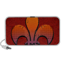 Fleur De Lis Mini Speakers