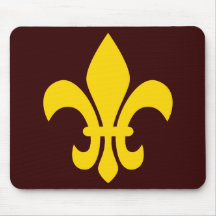 Fleur de Lis Mouse Mat