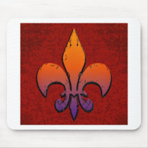 Fleur De Lis Mouse Pads