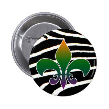 Fleur De Lis Pinback Buttons