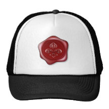 Fleur-de-lis Sealing Wax Hats