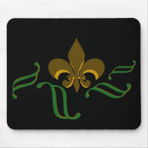 fleur de lis simple mousepad