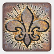 Fleur De Lis Sticker