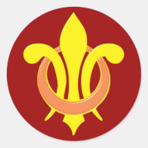 Fleur de Lis Sticker