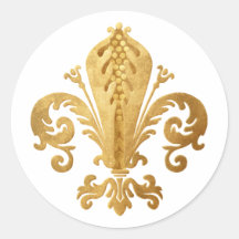 Fleur-de-lis Stickers