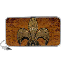 Fleur-de-Lis Travelling Speakers