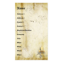 Fleur- de- Lys Business Cards