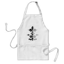 Fleur Heart Crown - Black Apron