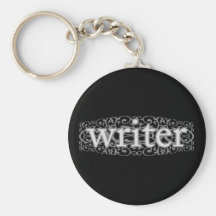 Fleur Writer Keychain