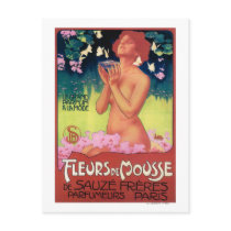 Fleurs de Mousse Perfume Poster Post Card