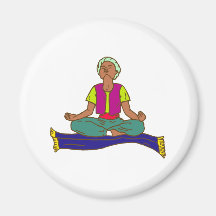 fliegender Teppich magic carpet Kühlschrankmagnet