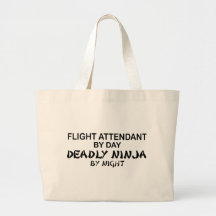 Flight Attendant Deadly Ninja Tote Bag