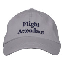 Flight Attendant Embroidered Hat
