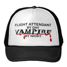 Flight Attendant Vampire by Night Hats